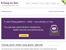Tablet Screenshot of erlangonxen.org